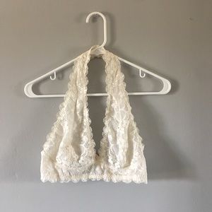 Galoon Lace Halter Bralette